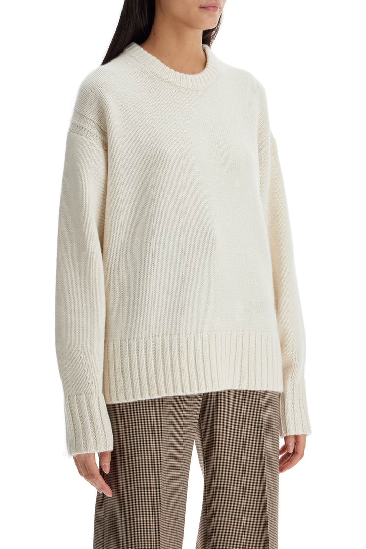 Crew Neck Sweater In Cashmere