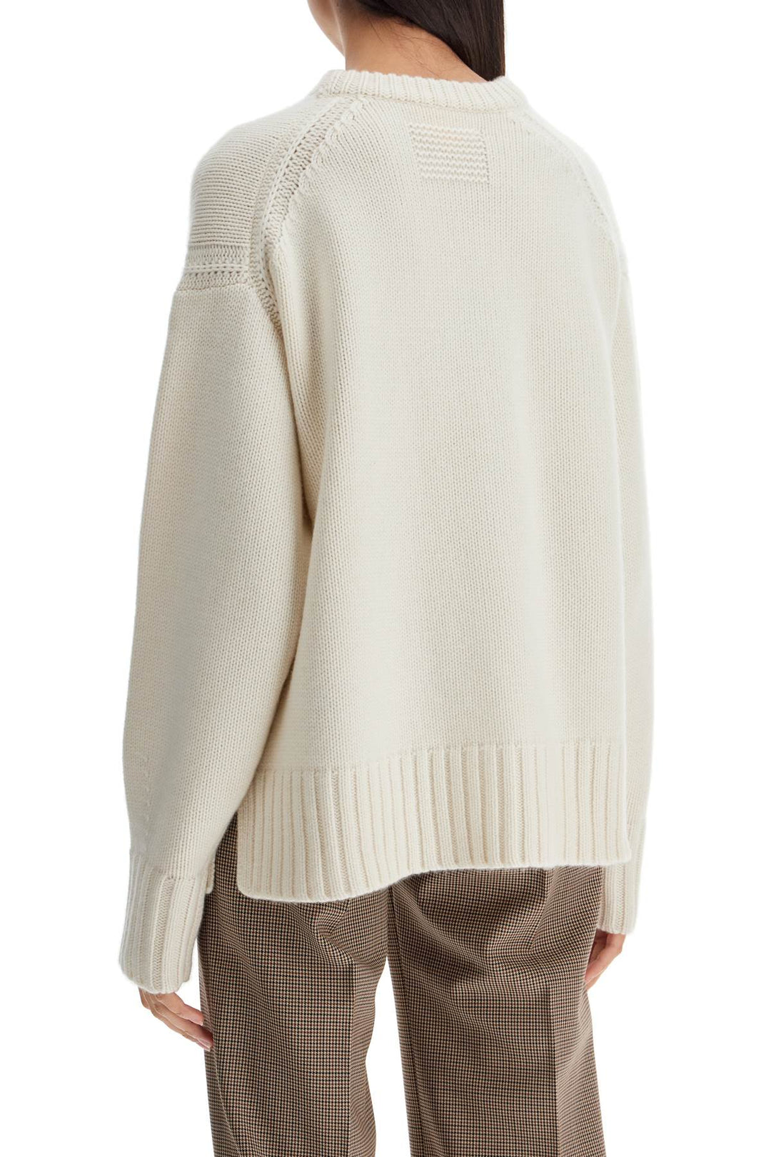 Crew Neck Sweater In Cashmere