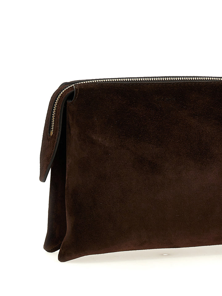 Nu Mini Twin Clutch Brown