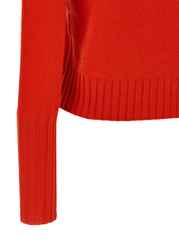 Guest In Residence Shrunken Crew Sweaters and Cardigans - Red | 544b4695b84fa8dc6438aae592f1ccf439238f8c