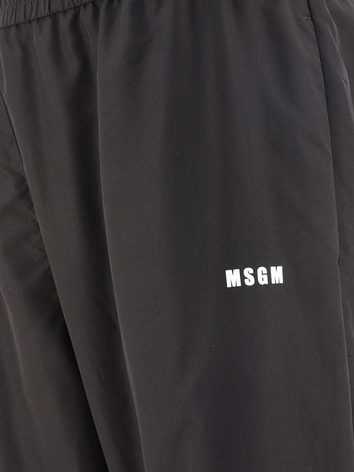 Msgm Msgm Trousers - Black | 484d53cf8725440315a46d2aaf78d48a1d773e2e