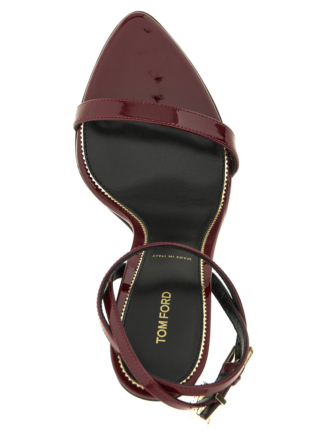 Tom Ford The Padlock Sandals - Bordeaux | 5a262a72df501a9460bdaf89553437634bdde4a6