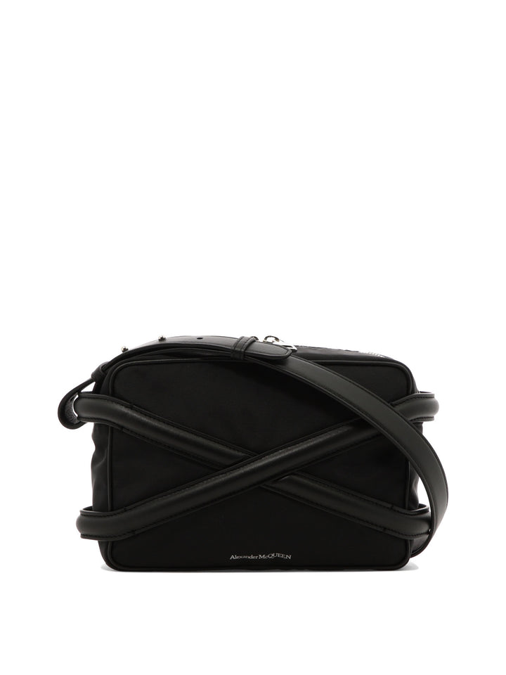 Alexander Mcqueen Harness Camera Crossbody Bags - Black | 117fdb845b71fb70b72b63766f3e2a7706f65cc5