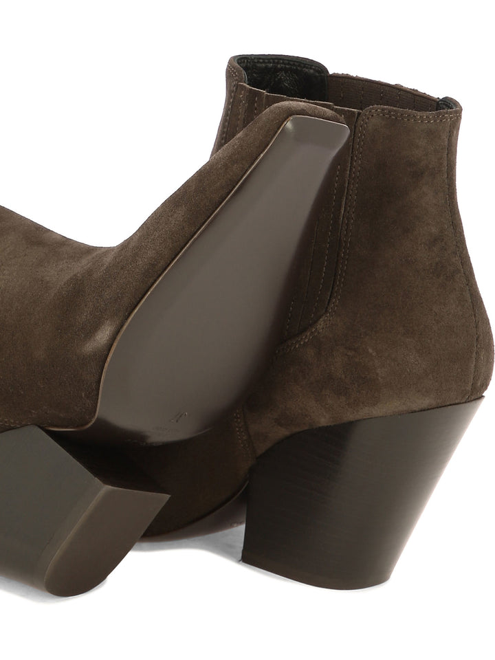Casadei Anastasia Vulcano Ankle Boots - Brown | 981e155e49de24ba66c2569259fd080bed2ab4be