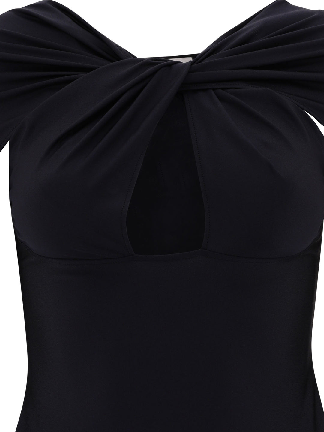 Coperni Twisted Cut-Out Dresses - Black | 82b01855d37721fbf4c17612adca1939a5464470