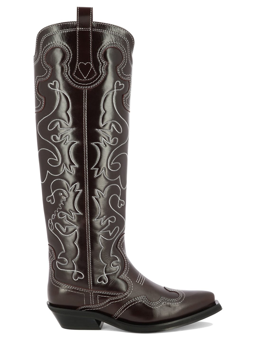 Ganni Cowboy Boots Boots and Ankle Boots - Bordeaux | b6cbc76e0053438463dcd4b64b211b64a043c4d8