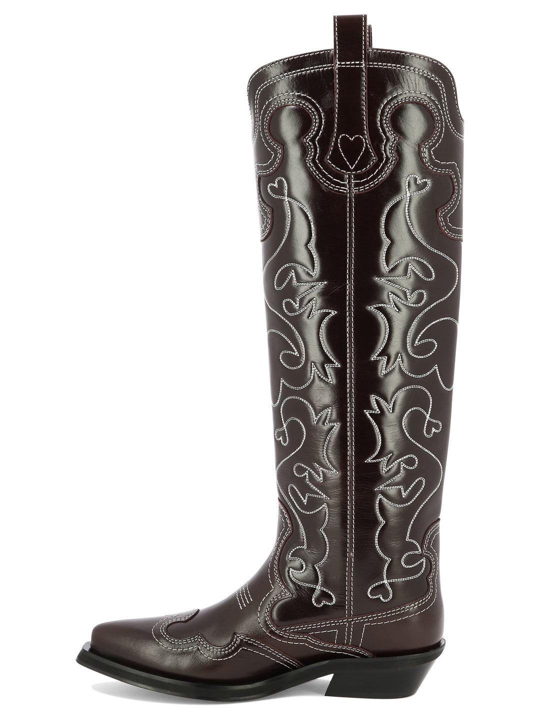Ganni Cowboy Boots Boots and Ankle Boots - Bordeaux | 94159e71dd5309d5943cf0397fbff99092108171