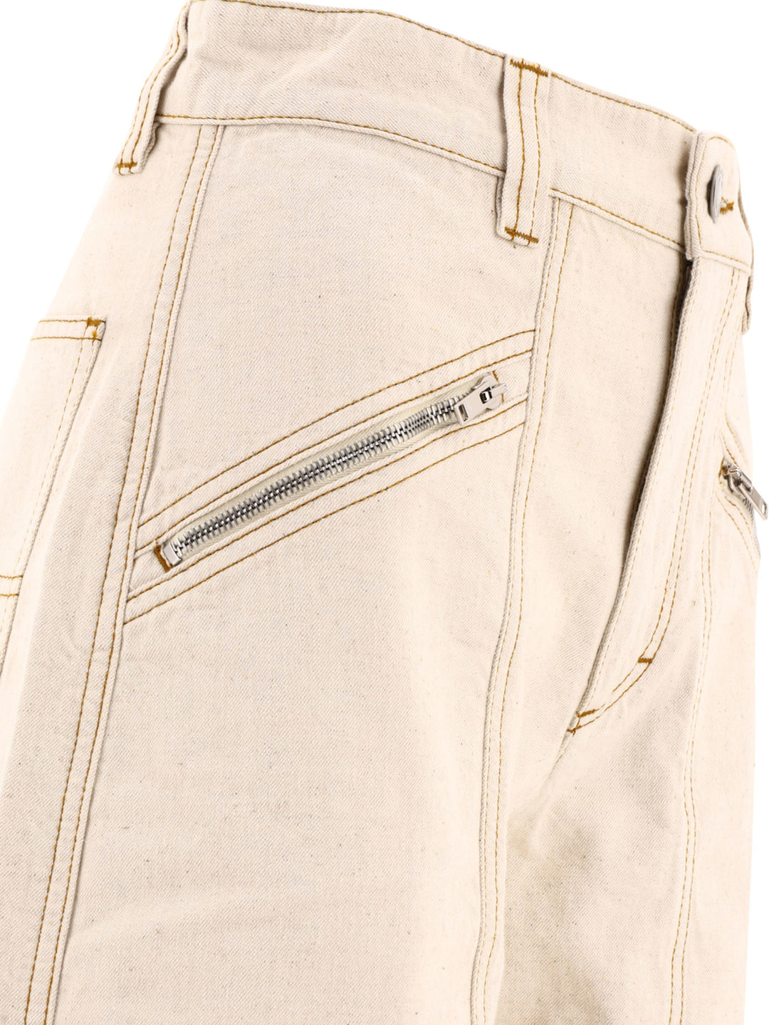 Isabel Marant Fanny Jeans - Beige | 863b638fe671c7f9b1f7b50a1ce6fbf97c77f92c