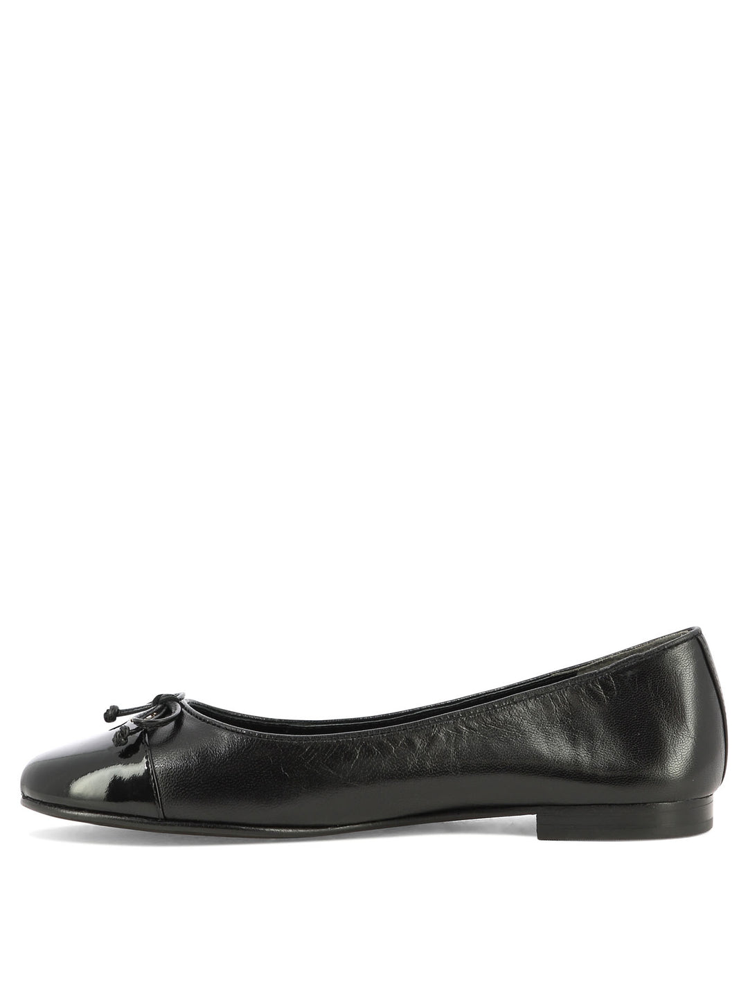 Tory Burch Cap-Toe Ballerinas - Black | 9b04b7edbed4947e35b278164d703aff4678128f