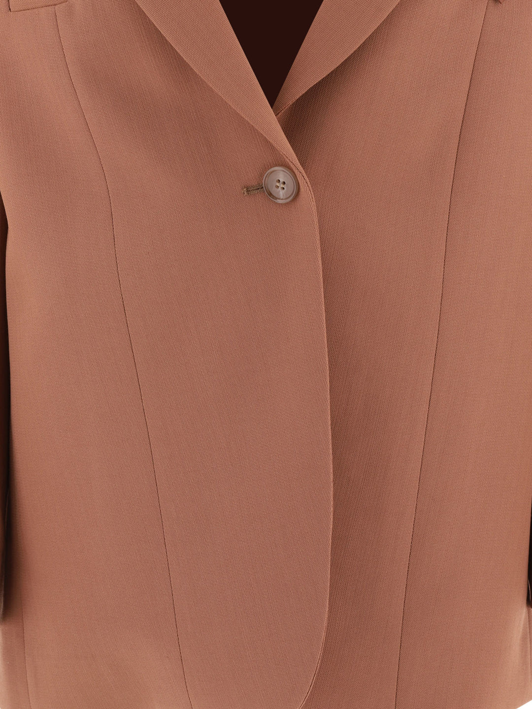 Acne Studios Single-Breasted Blazer Jackets and Coats - Brown | cab01dbd7a178b48e49de2077adb5290700154a4