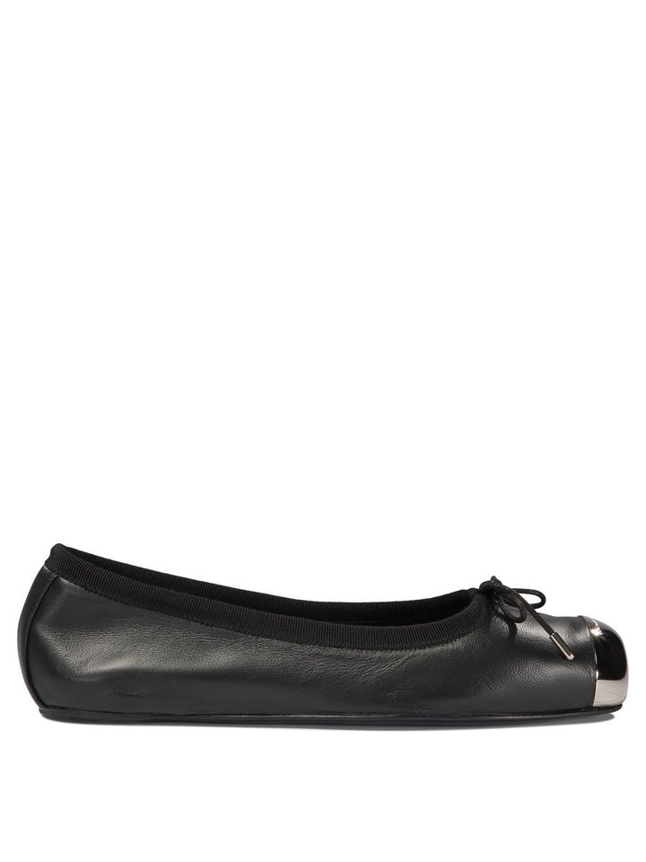 Alexander Mcqueen Punk Ballerinas - Black | efcfcb83ad234ac8e669c5dcbf077565a5f6a4c3