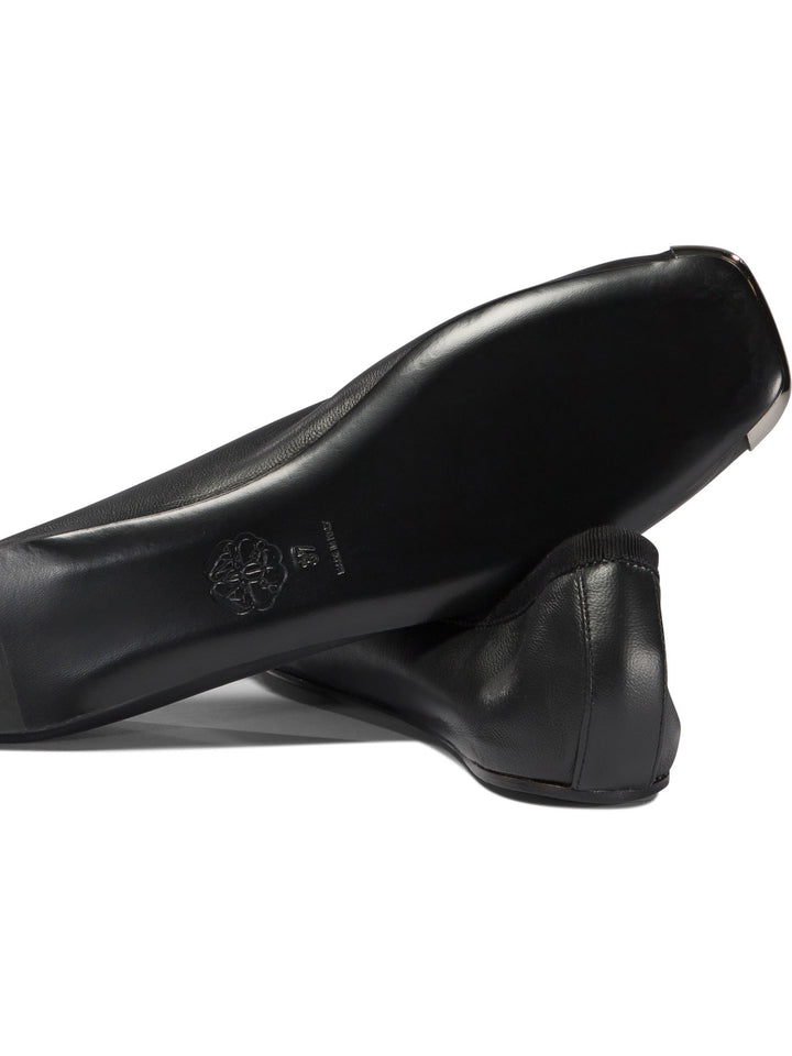 Alexander Mcqueen Punk Ballerinas - Black | 2e6897e86d88c9f2564d74d7c2fed8db5439ce0f