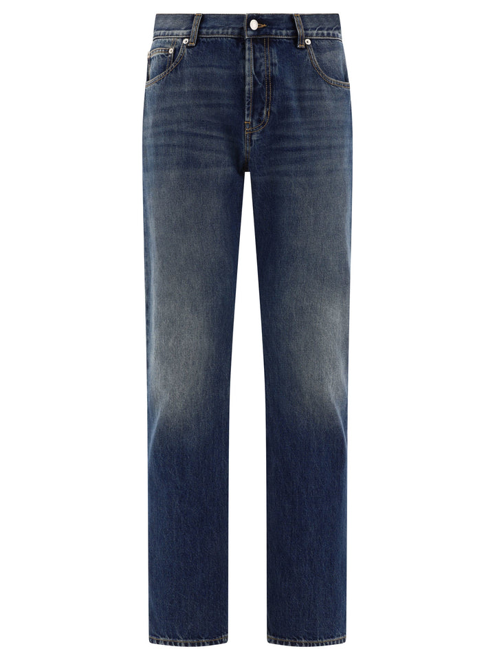 Alexander Mcqueen With Logo Detail Jeans - Blue | 672326c5bdace8948ce6628ed4a9c73c88e05f37