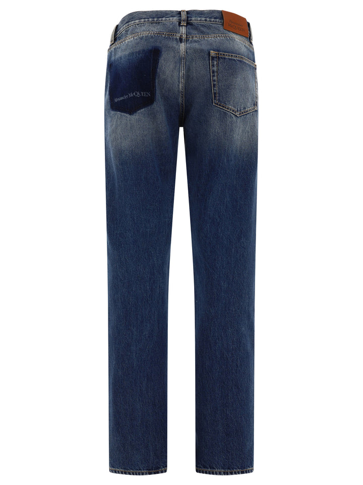Alexander Mcqueen With Logo Detail Jeans - Blue | 0aed4a84ba0ed82a502677812083d25c6308cdb2