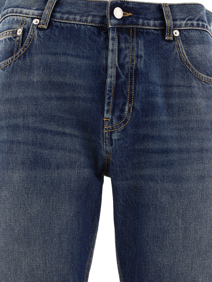 Alexander Mcqueen With Logo Detail Jeans - Blue | be76737fe77dd76b5c7aaf23e98cebbbc8e2b74d