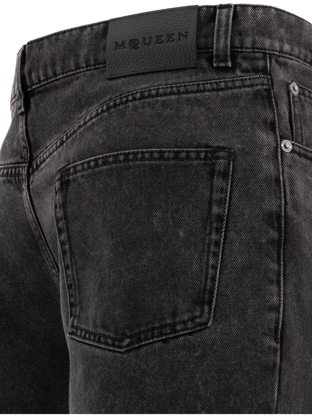 Alexander Mcqueen Low Rise Baggy Jeans - Black | fadccea062b371fea8f5280df1f9bf83e10de28b