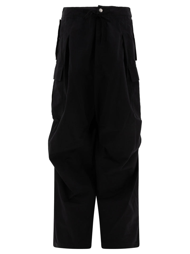 Alexander Mcqueen Pleated Cargo Trousers - Black | 3ef83b7da6239636323ee96691350ef20d3f5f44
