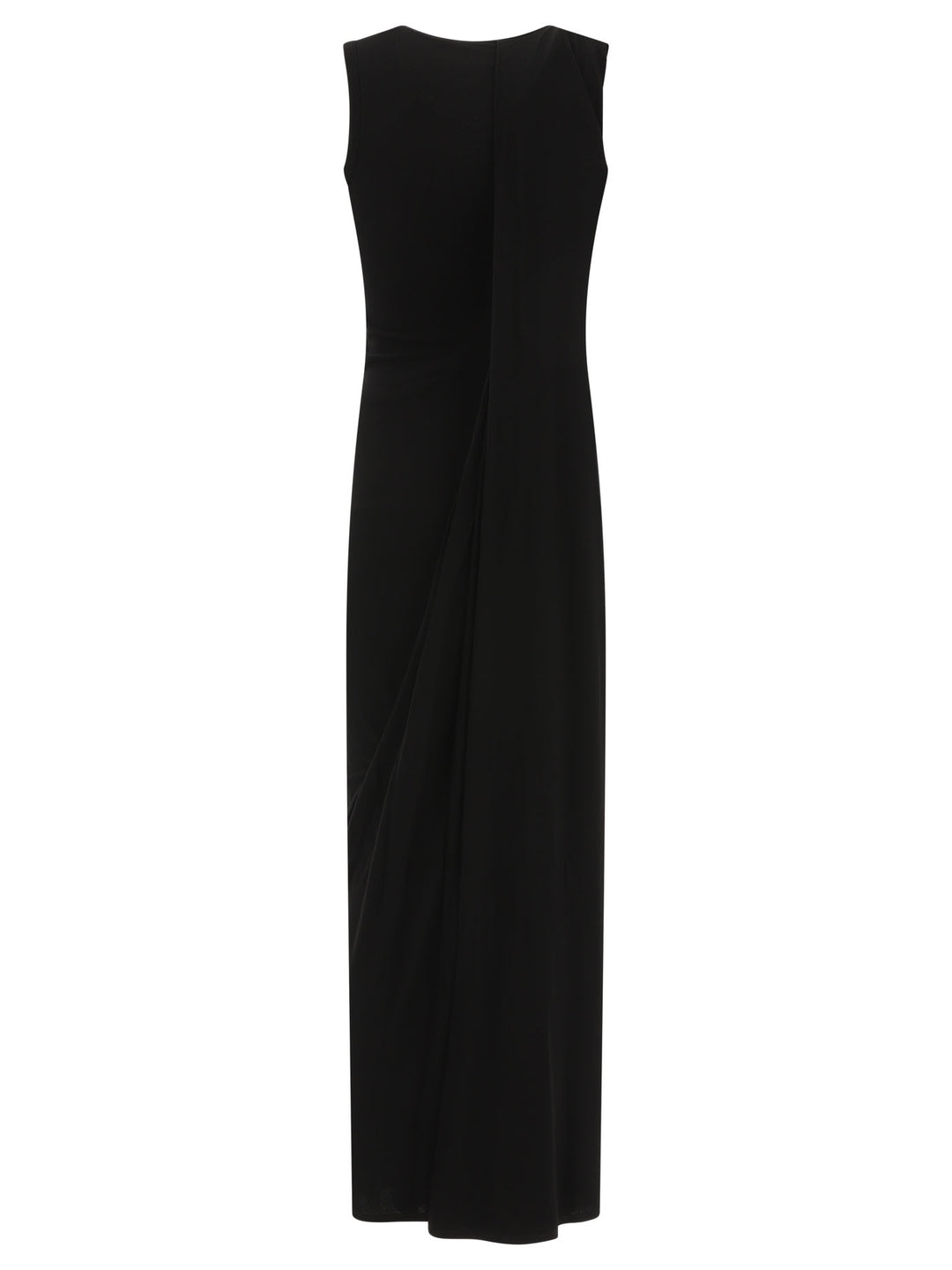 Balenciaga Ribbed Jersey Sleeveless Dress Dresses - Black | 9c7e6b9ba5d7f136514fe4953383997ddb0ee91e