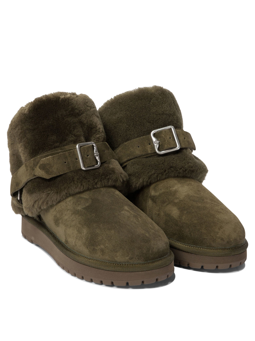 Burberry Chubby Ankle Boots - Green | e75307ee165f08b12c1d56b4ce66ff77265bb475