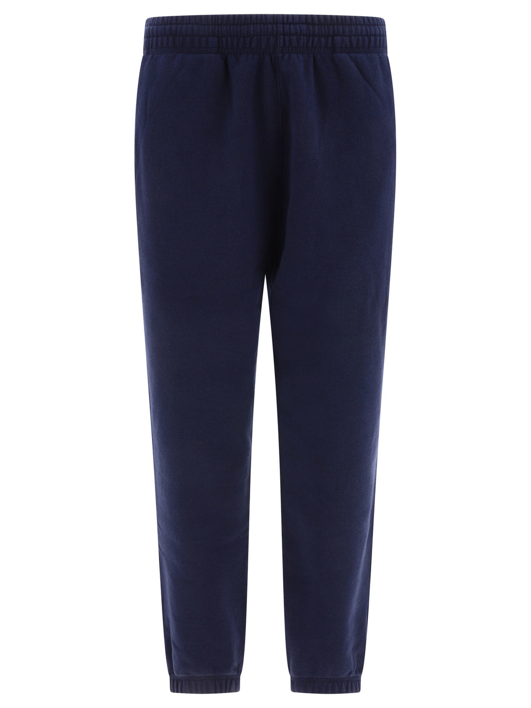 Burberry Joggers With Embroidered Logo Trousers - Blue | 208c2dfc2974e0439e9714e51a2eca4bebc85ccd