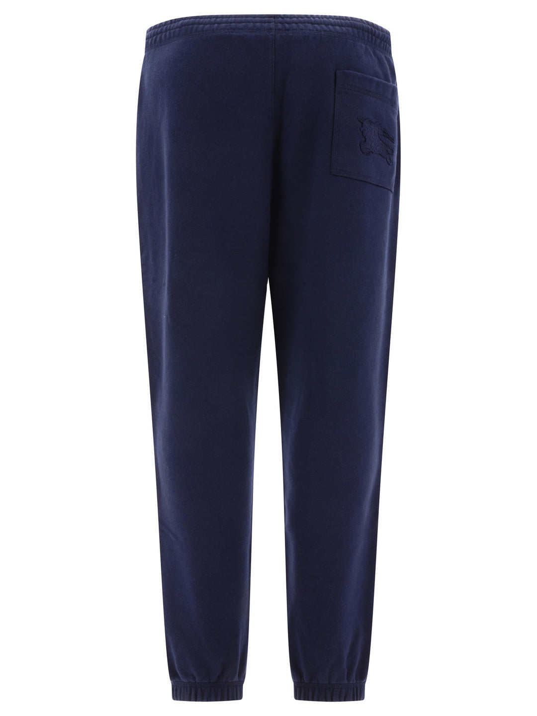 Burberry Joggers With Embroidered Logo Trousers - Blue | 123a4aa7a3aa514948d03337e9241575231fae81