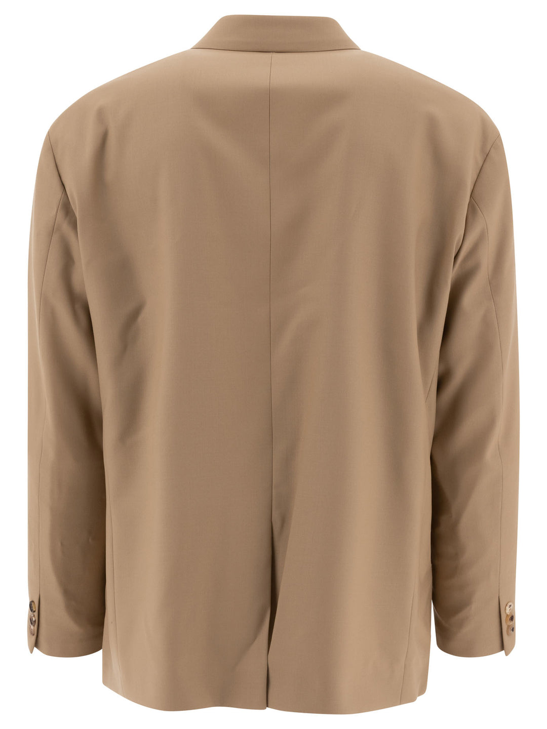 Comme Des GarçOns Homme Single-Breasted Oversized Blazer Jackets and Coats - Beige | 10acbcfba5dc5301e7f46dacd7eb42fca54fbcd7