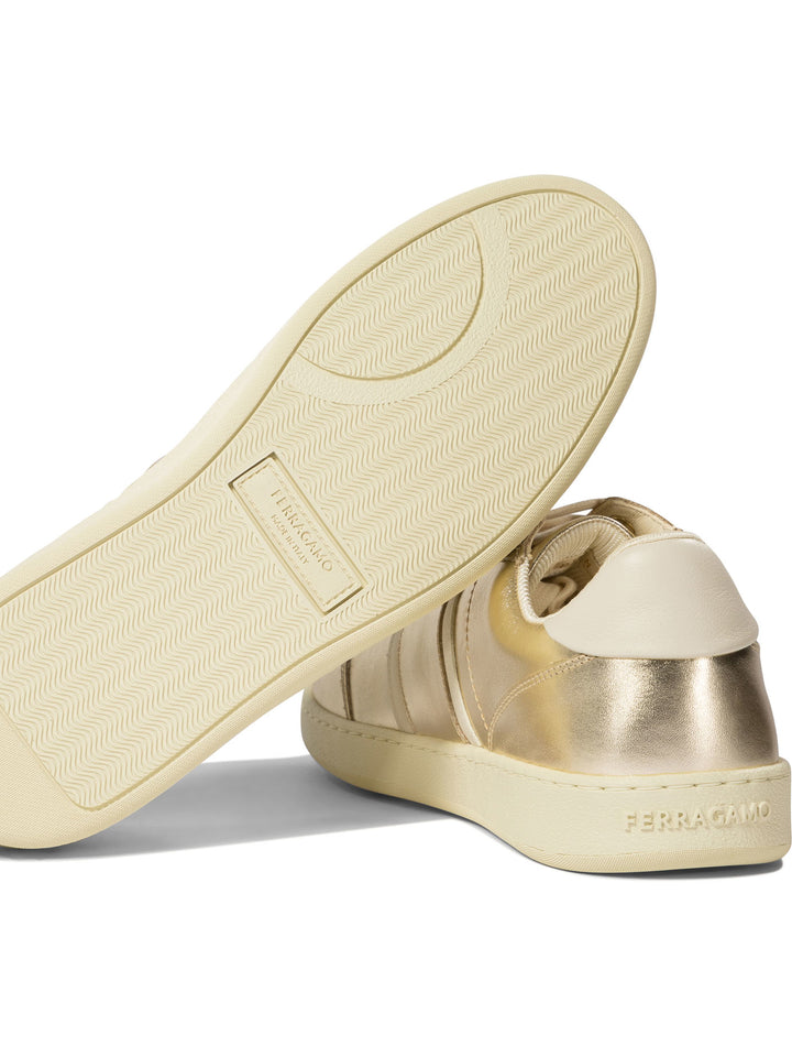 Ferragamo Achille Sneakers & Slip-On - Gold | ecb62d84c2afebb95b4add0edf80a7084199e570