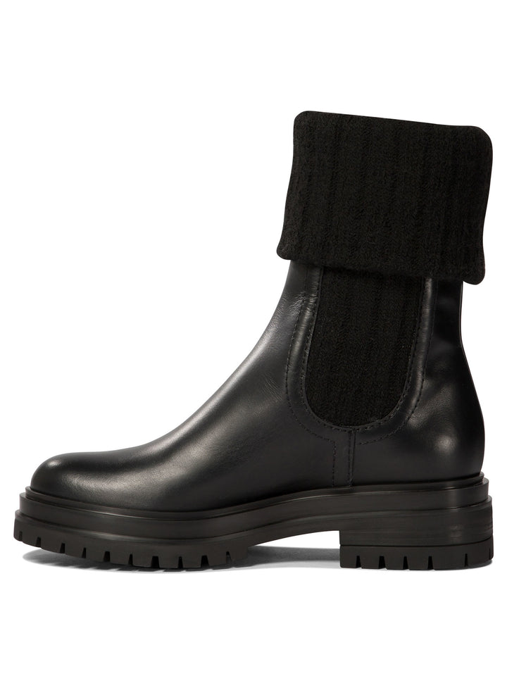 Gianvito Rossi Tenney Ankle Boots - Black | 378e38567e0cc7611d9dfb6c21dd67201c8471a2