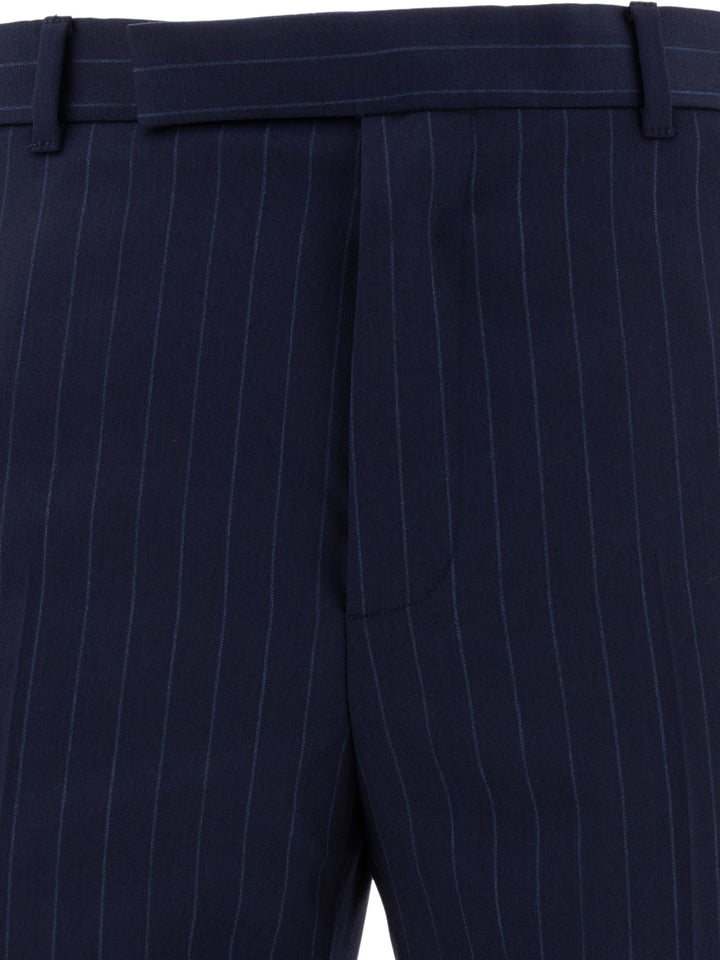 Givenchy Pinstriped Tailored Trousers - Blue | 8fd0d7e971942a581d579971e16131b330b24624