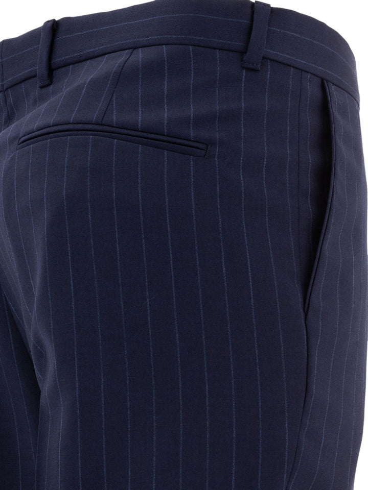 Givenchy Pinstriped Tailored Trousers - Blue | 947e979898783b44e83ed58661c39323a8a1f38e