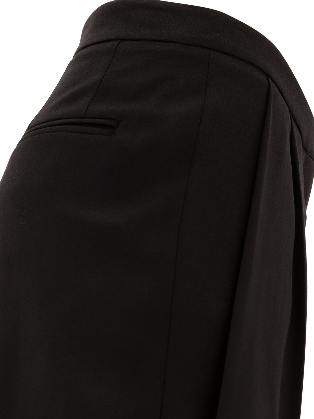 Givenchy Wool Pleated Trouses Trousers - Black | 08e460aadb22d7df8cca5dcc3a848d961da56c21