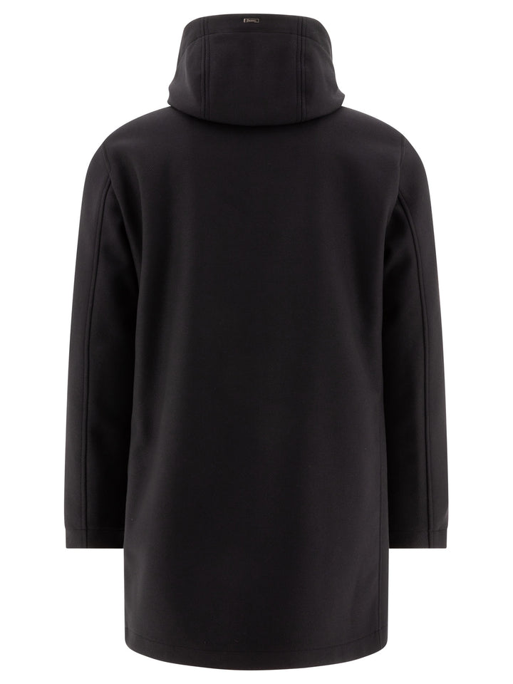 Herno Hooded Parka Jackets and Coats - Blue | 5743d08663e2dc17d8fe2fc6c471a73b39a3f68a