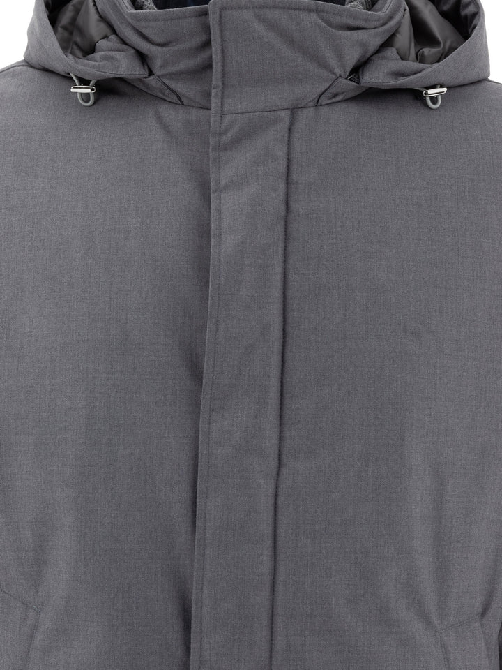 Herno New Business Membranated Jackets and Coats - Grey | 79676a31e13494a76f6a54f037879b407fc63bbe