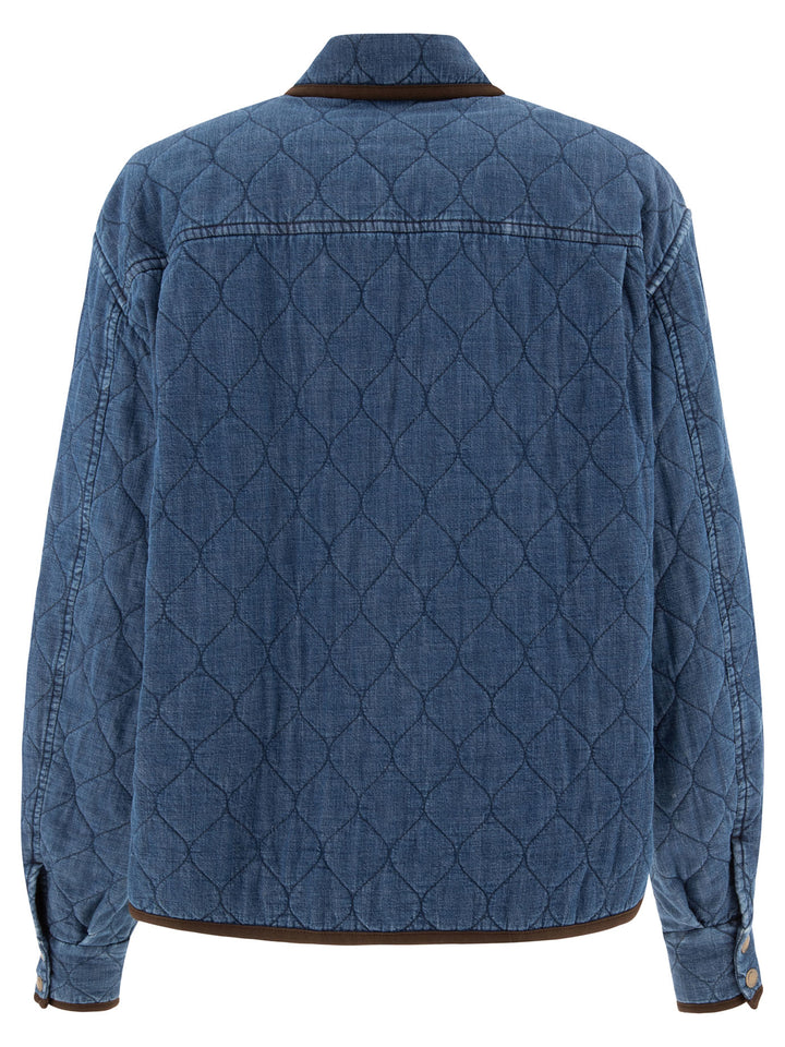 Jacob CohëN Denim Overshirt Shirts - Blue | 91a78d5c76861ce956a5ff3a18ec3f47ac488aa4