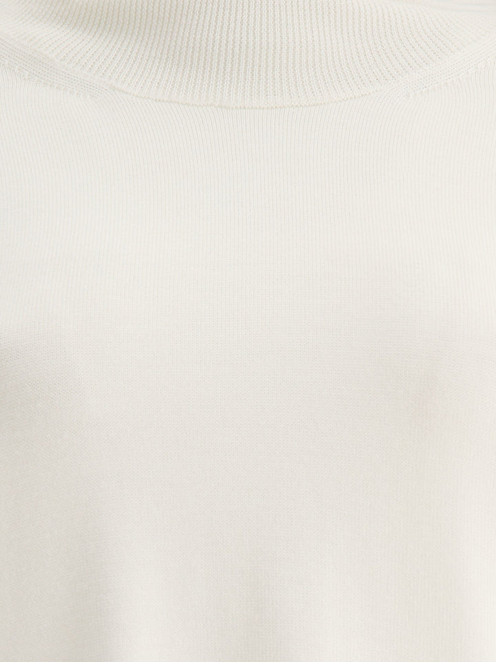 Jil Sander Lighweight Turtleneck Sweater Knitwear - White | 7ec16ce83bd5c9eeb2e4a9e1edd6734a42268c6c