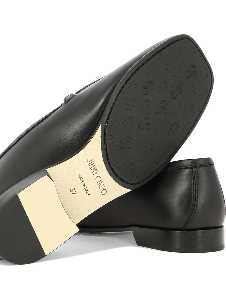 Jimmy Choo Diamond Tilda Loafers & Slippers - Black | d4c90eeea9a41b95c233b4562a8a6805f3e5bcb8