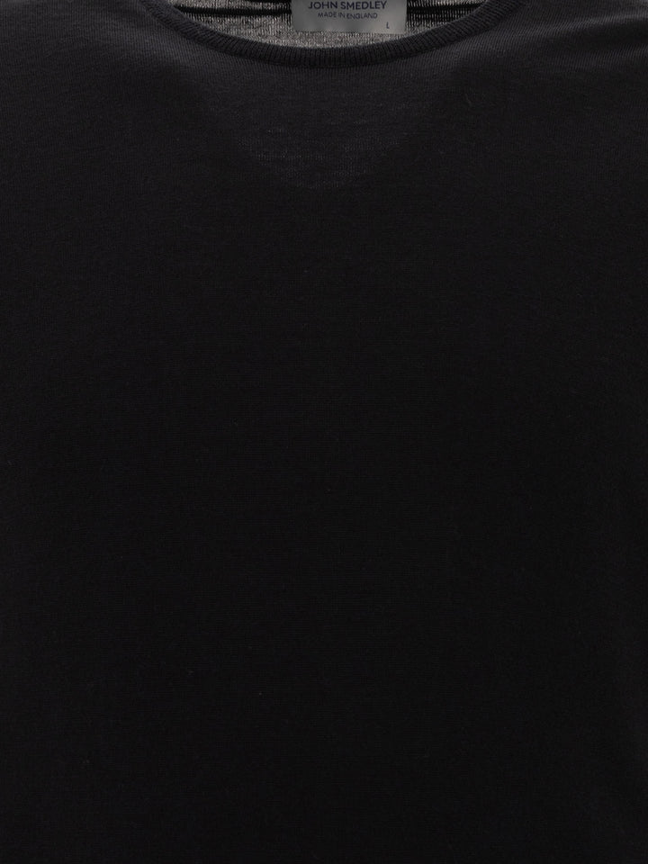 John Smedley Lundy Knitwear - Black | 68dfd7bb3461bf2e92441bbfe8b2f982b14212e0
