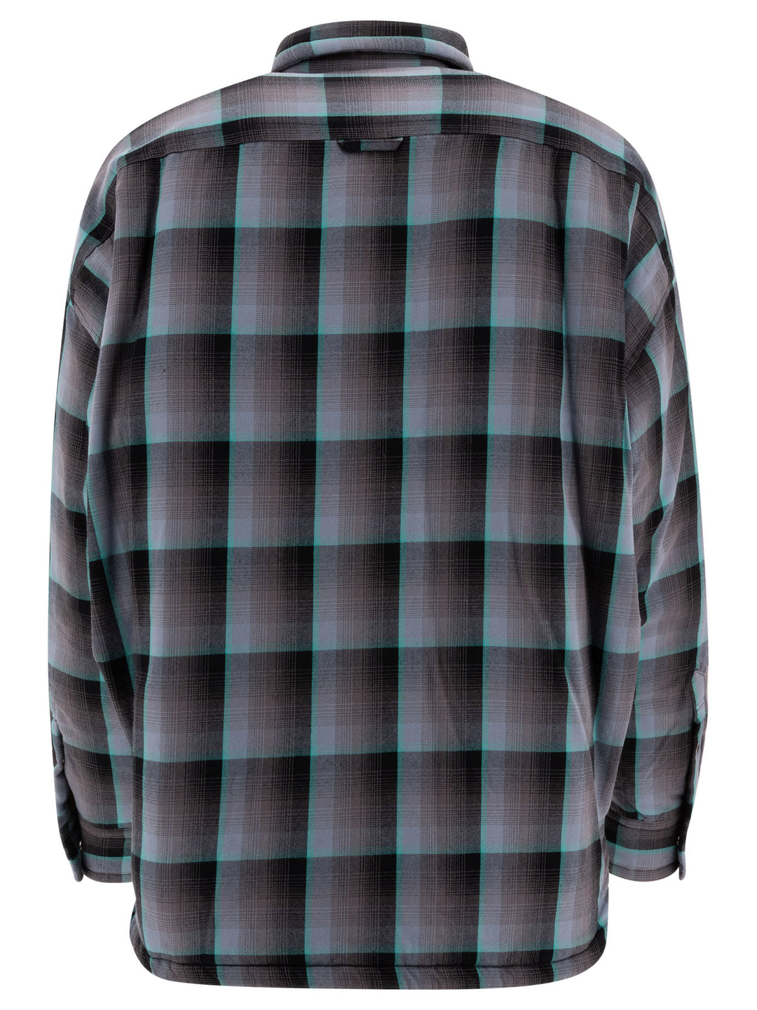 Maison Mihara Yasuhiro Padded Check Overshirt Jackets and Coats - Grey | 5c18b59366462e0a5054fb31efce54fb951f31c8