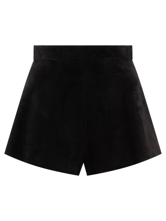 Suede Shorts Black