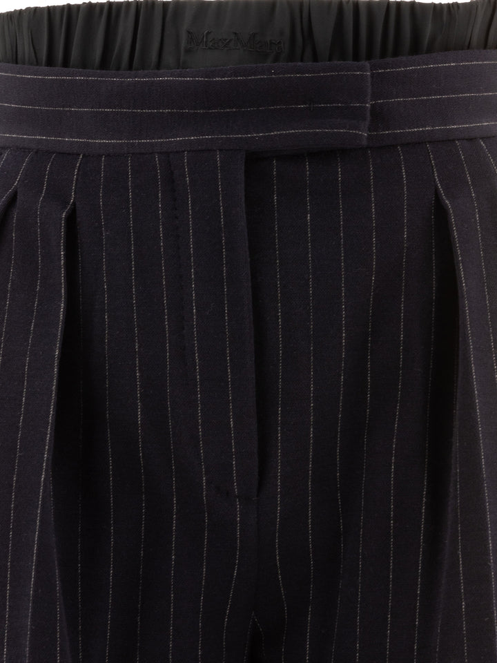 Max Mara Piroghe Trousers - Blue | 79304e662a883e674eddcbcbbec8dd7a3c075d30