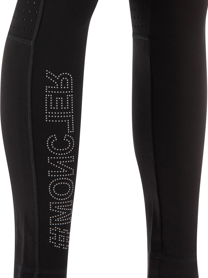 Moncler Grenoble Leggings In Technical Nylon Trousers - Black | ab0afe7ef4e5dc242f3c8470ceb4ece53894f9d7