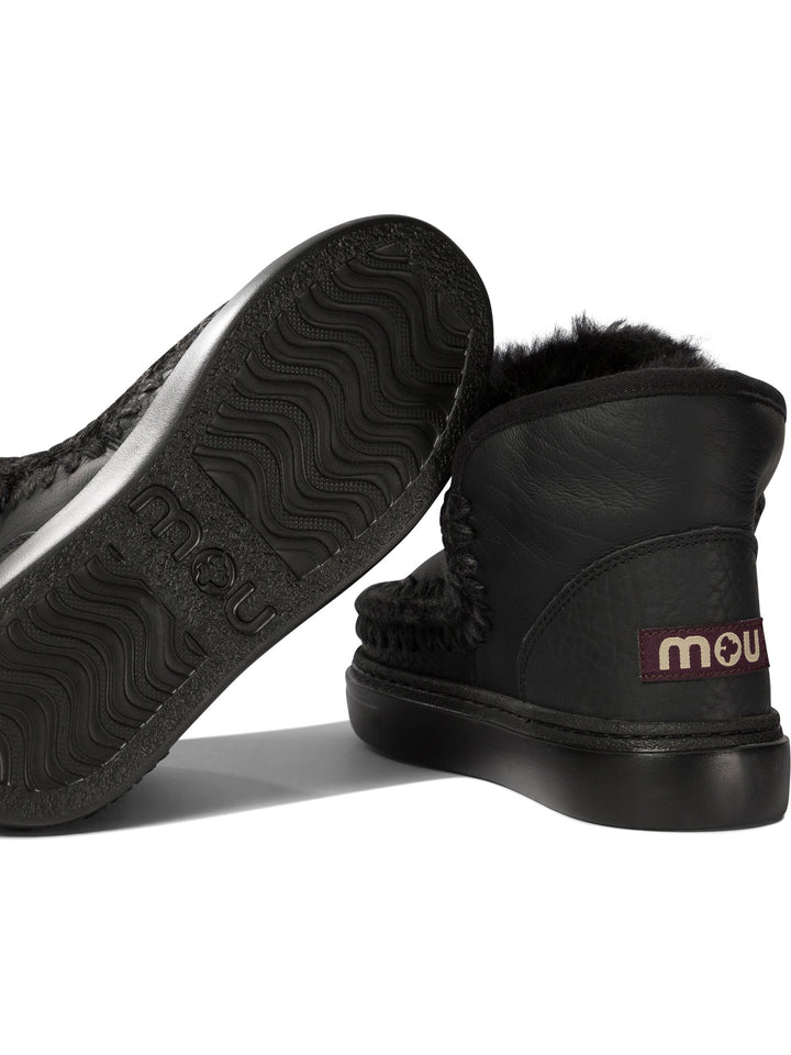 Mou Eskimo Bold Ankle Boots - Black | 93b1c7f83bc26fa5e7234bcca35b280ee4f32566