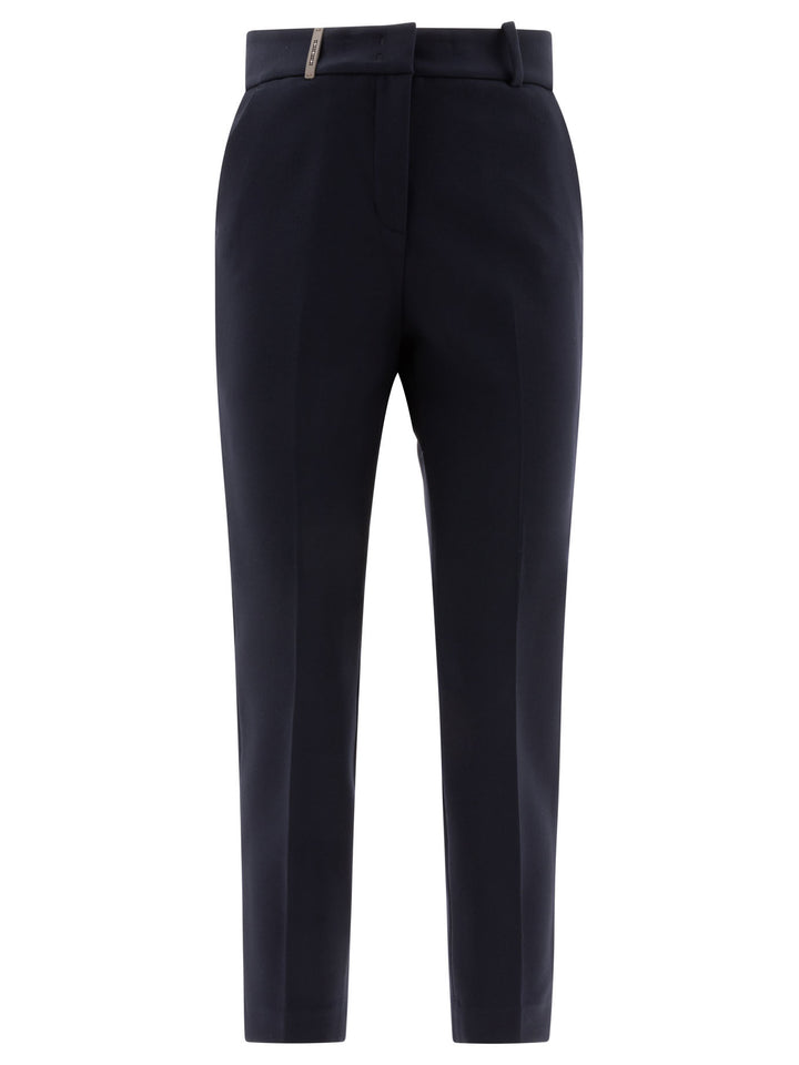 Peserico Tailored Trousers - Blue | 8896f920d96b21bca9604f104434eefe5212ea5f