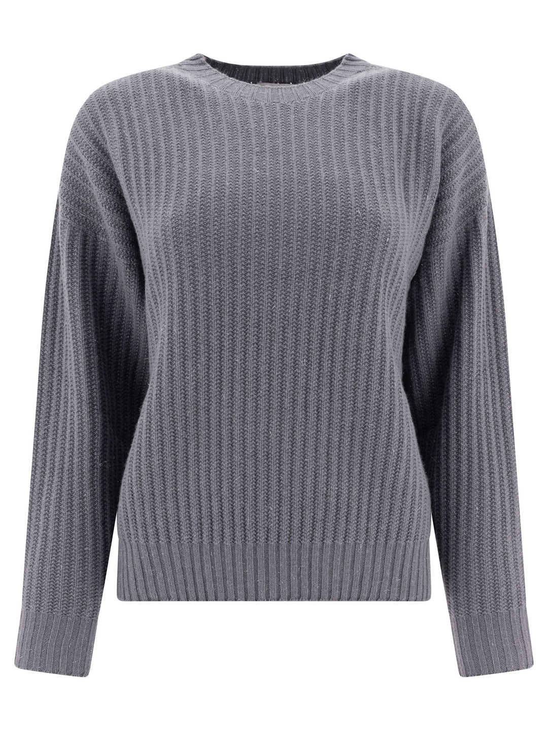 Peserico Lamé Sweater Knitwear - Grey | d1df3e3b7024f73bbe724eed2c8dd60b6972d5bc