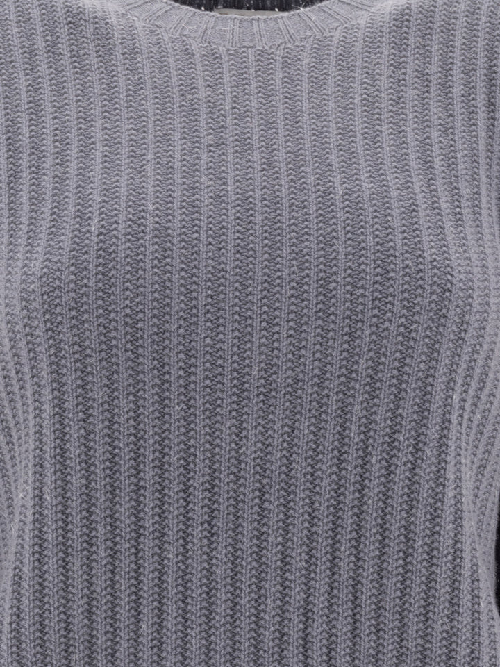 Peserico Lamé Sweater Knitwear - Grey | 60c9ebe656a603a8bda1fc44cb17256b557f90fb