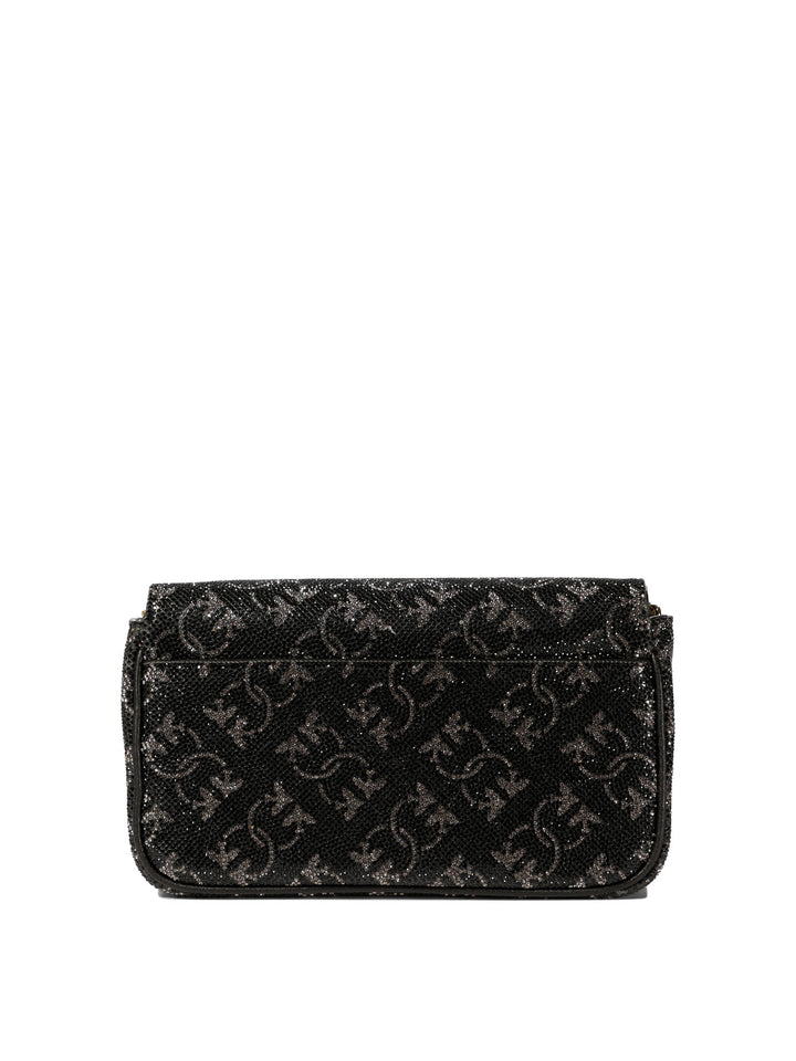 Pinko Love One Pocket Crossbody Bags - Black | 59ae15e9124a27ff87c822195e60f5e61548d2c4