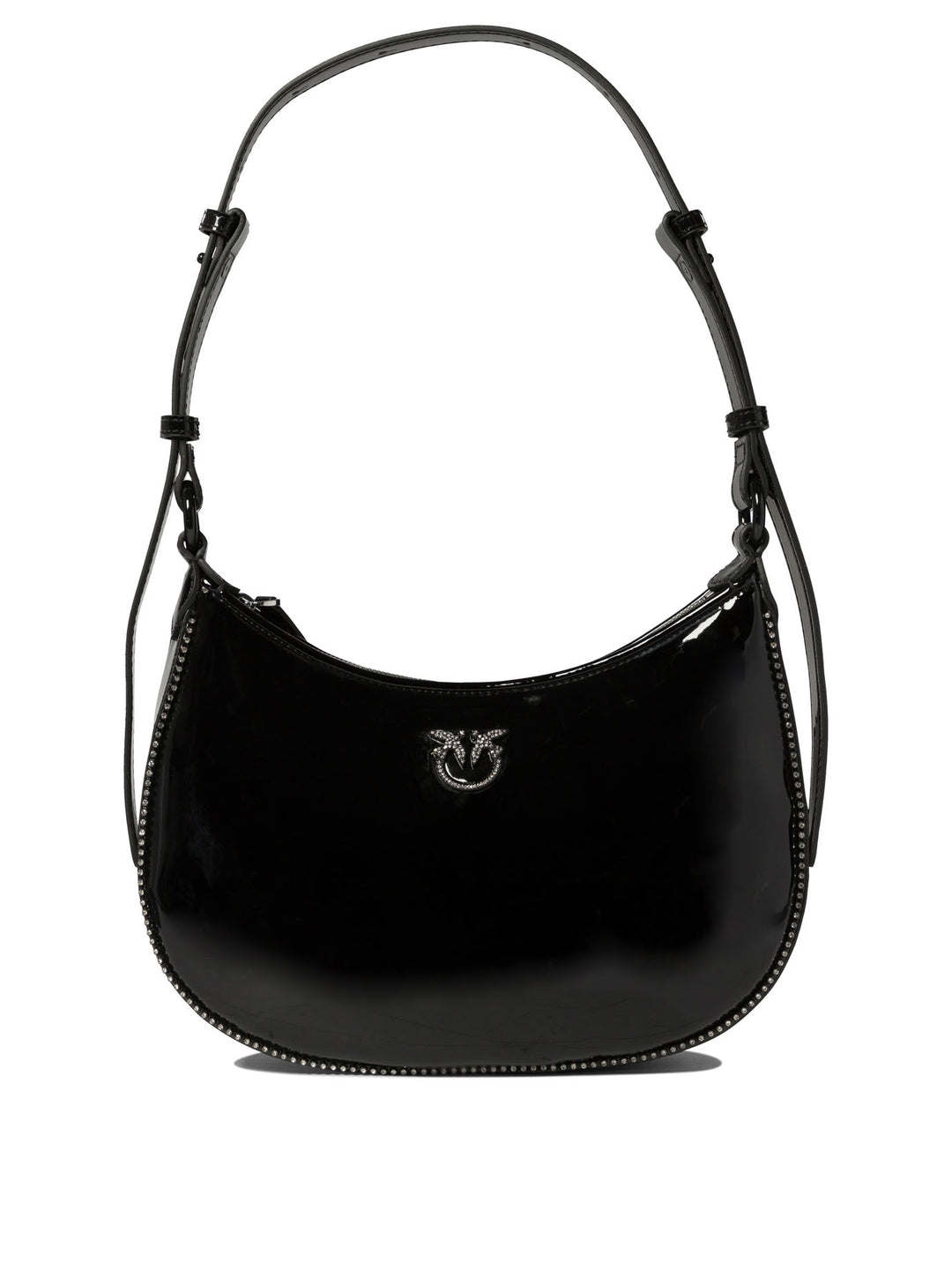 Pinko Love Birds Shoulder Bags - Black | ed14c06e0a5926d03581fb413ef83ee2412a20e4