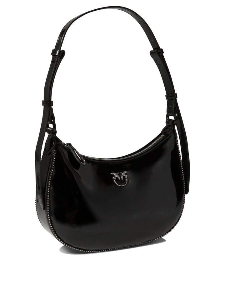 Pinko Love Birds Shoulder Bags - Black | c62d2e0d171415ab801980a1cd903293236517e9