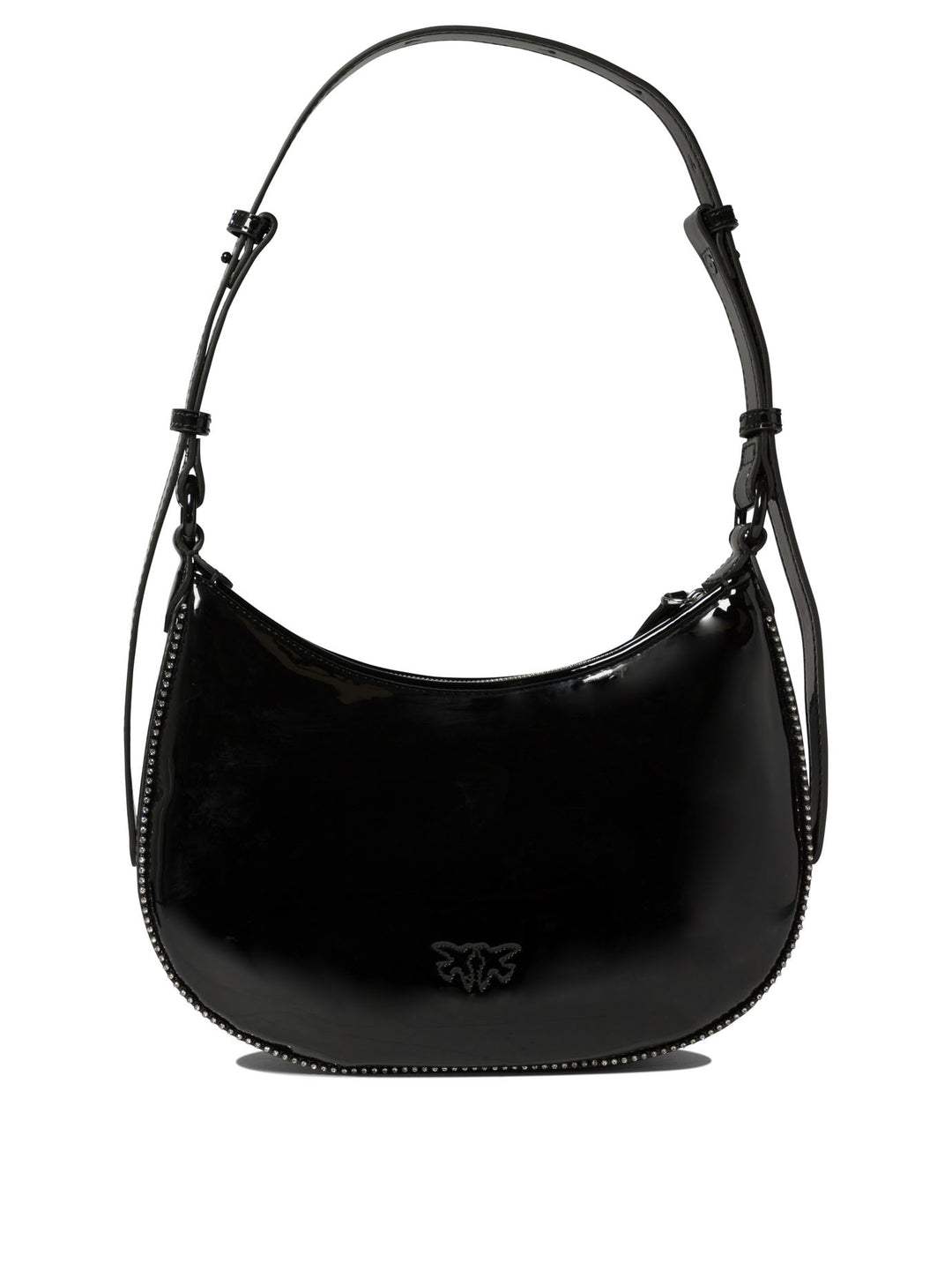 Pinko Love Birds Shoulder Bags - Black | 283028f0d2bd9ce93a8900b0b8195d36f1c9c90d