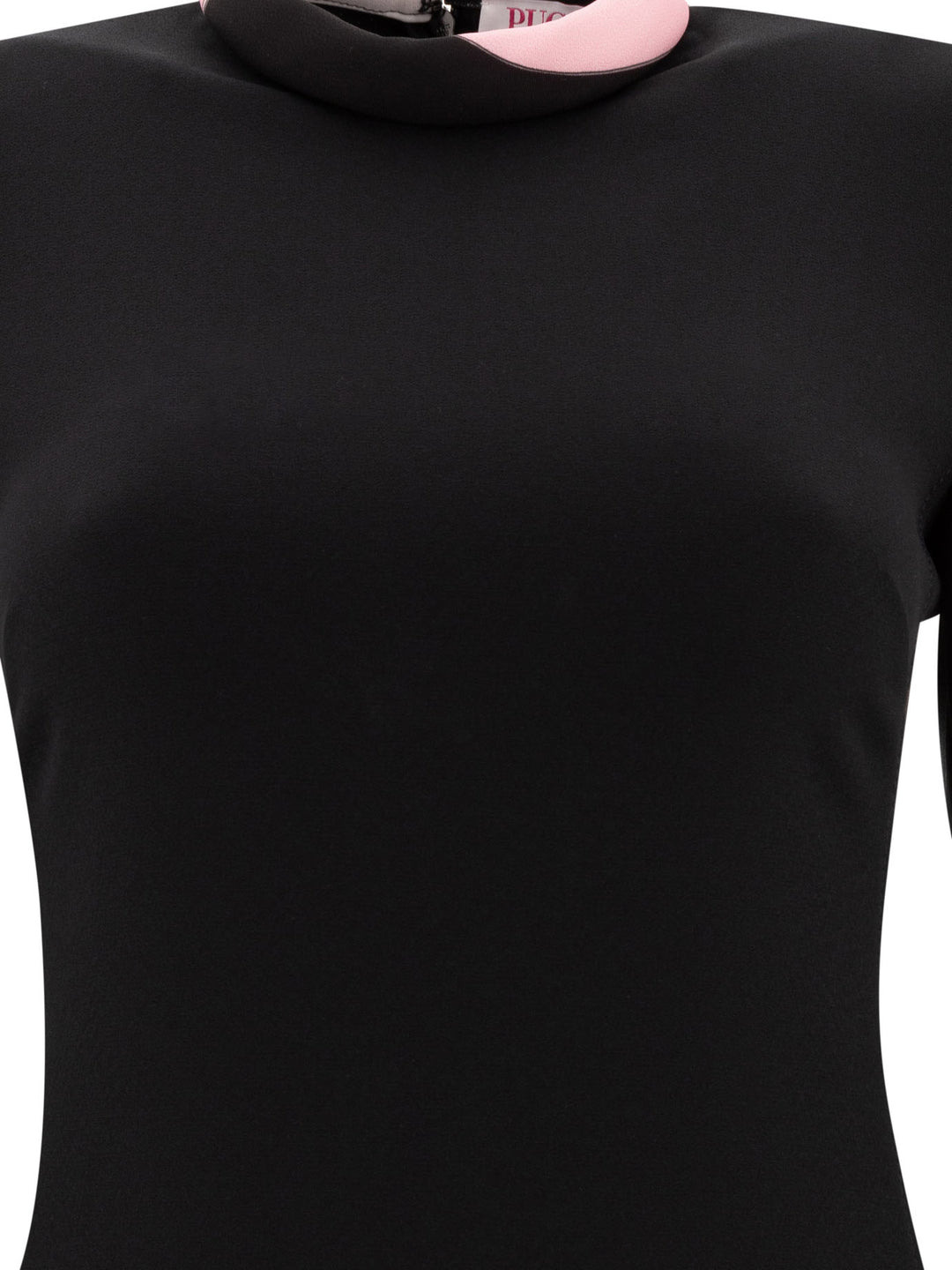 Pucci Dress With Contrasting Collar Dresses - Black | 23c5fa187e0c91454a13a85123ac5eb0c8bba31d